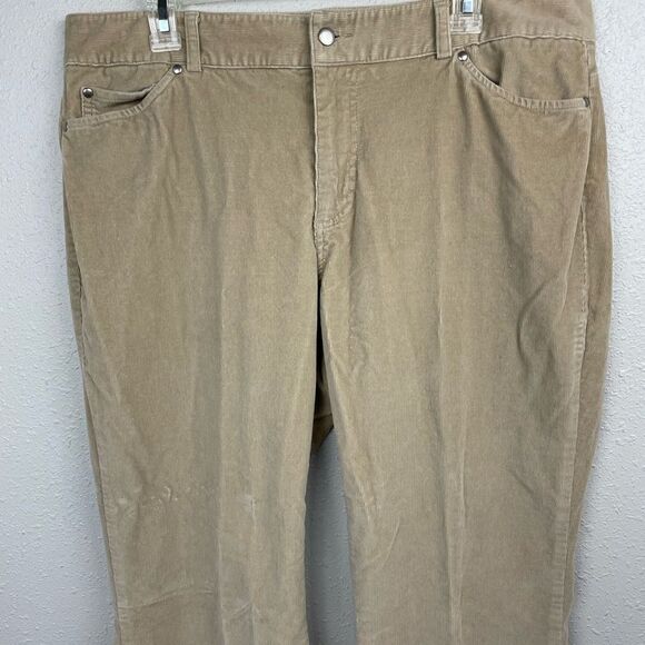 Dockers Tan Corduroy Pants Size 16 EUC - Picture 2 of 6